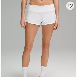 Lululemon White Short